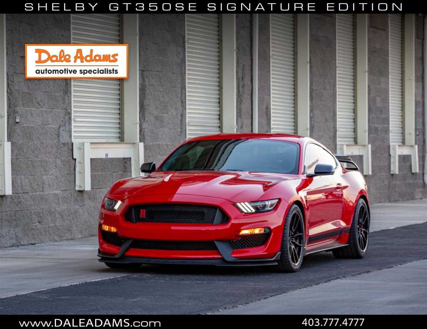 SHELBY GT500 SIGNATURE EDITION